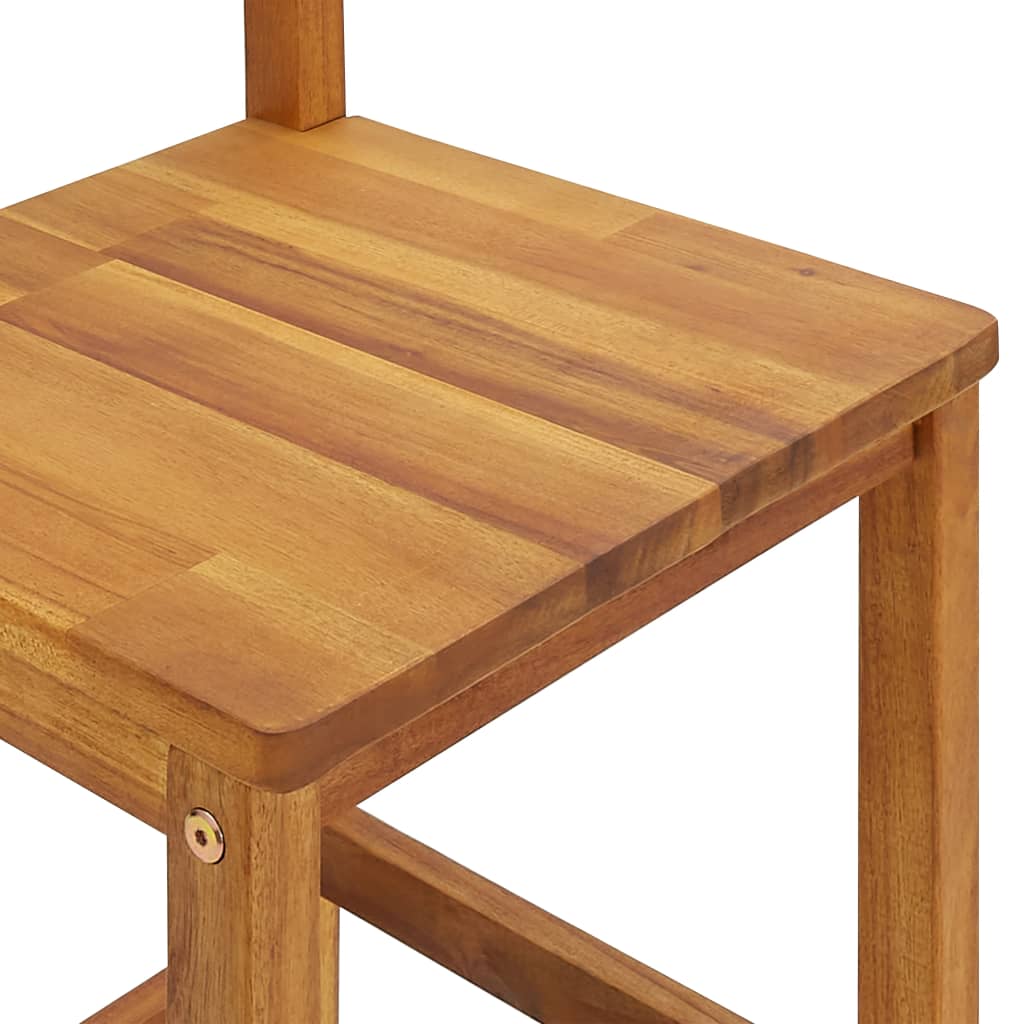 Ensemble de bar de jardin 5 pcs Bois d'acacia solide