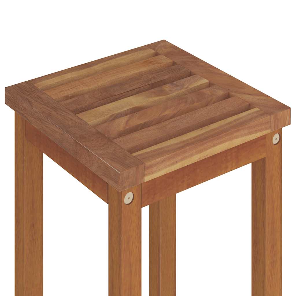 Ensemble de bar de jardin 7 pcs bois d'acacia solide