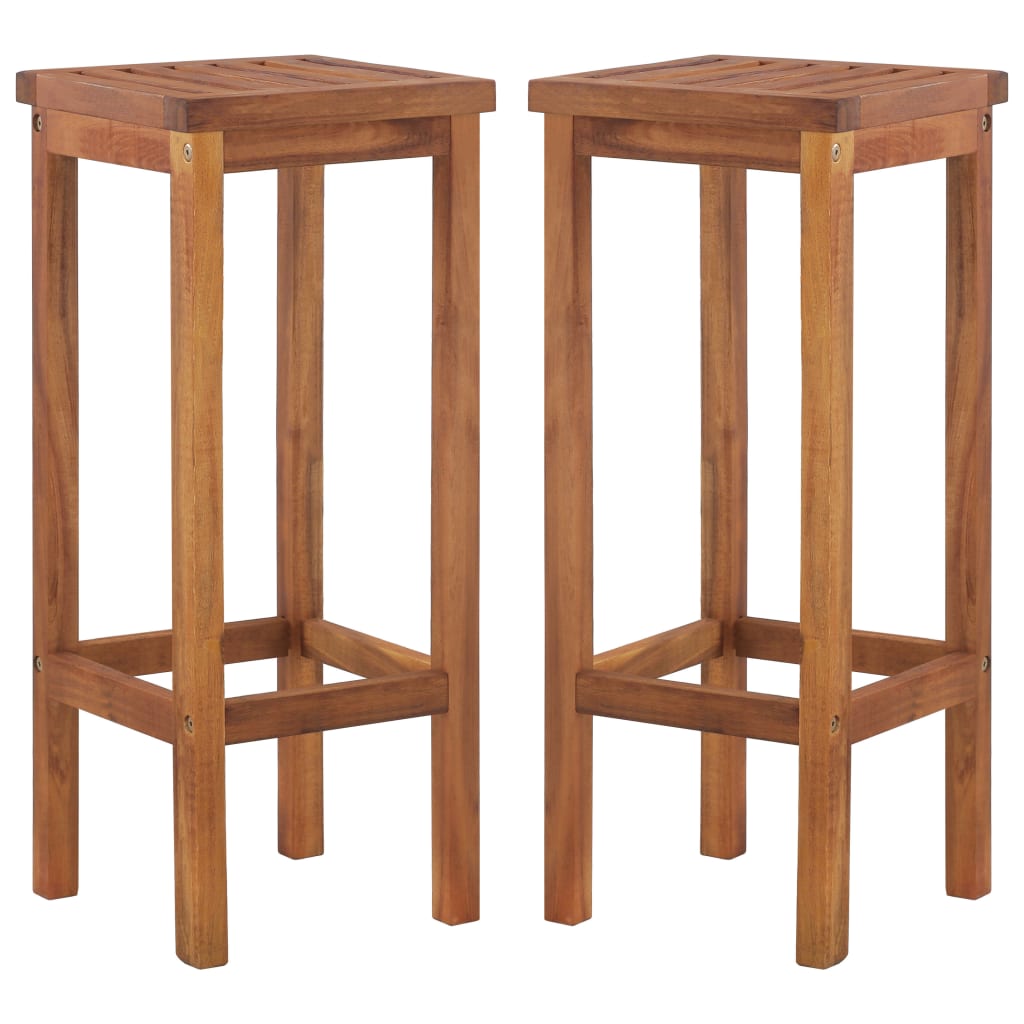 Ensemble de bar de jardin 9 pcs Bois d'acacia solide