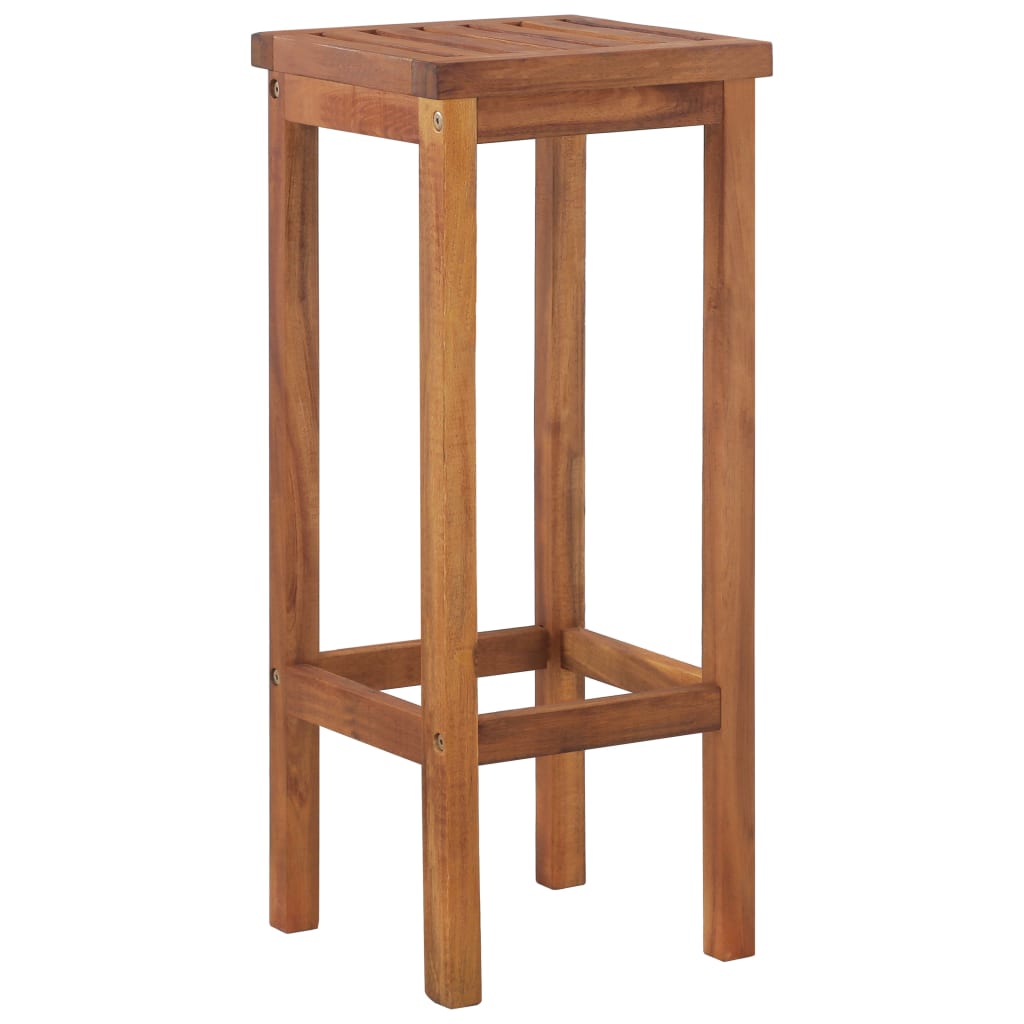 Ensemble de bar de jardin 9 pcs Bois d'acacia solide