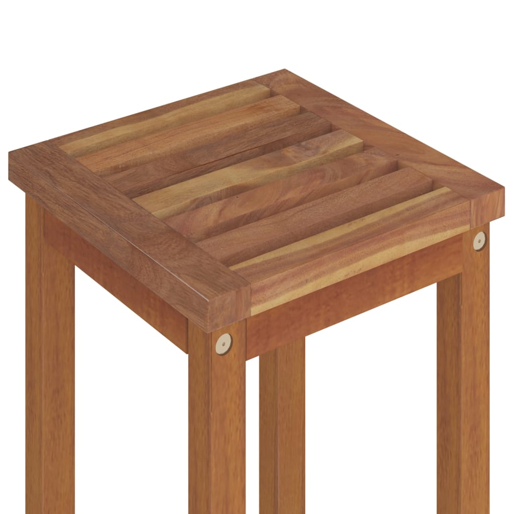 Ensemble de bar de jardin 9 pcs Bois d'acacia solide