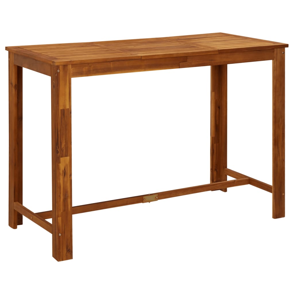 Ensemble de bar de jardin 9 pcs Bois d'acacia solide