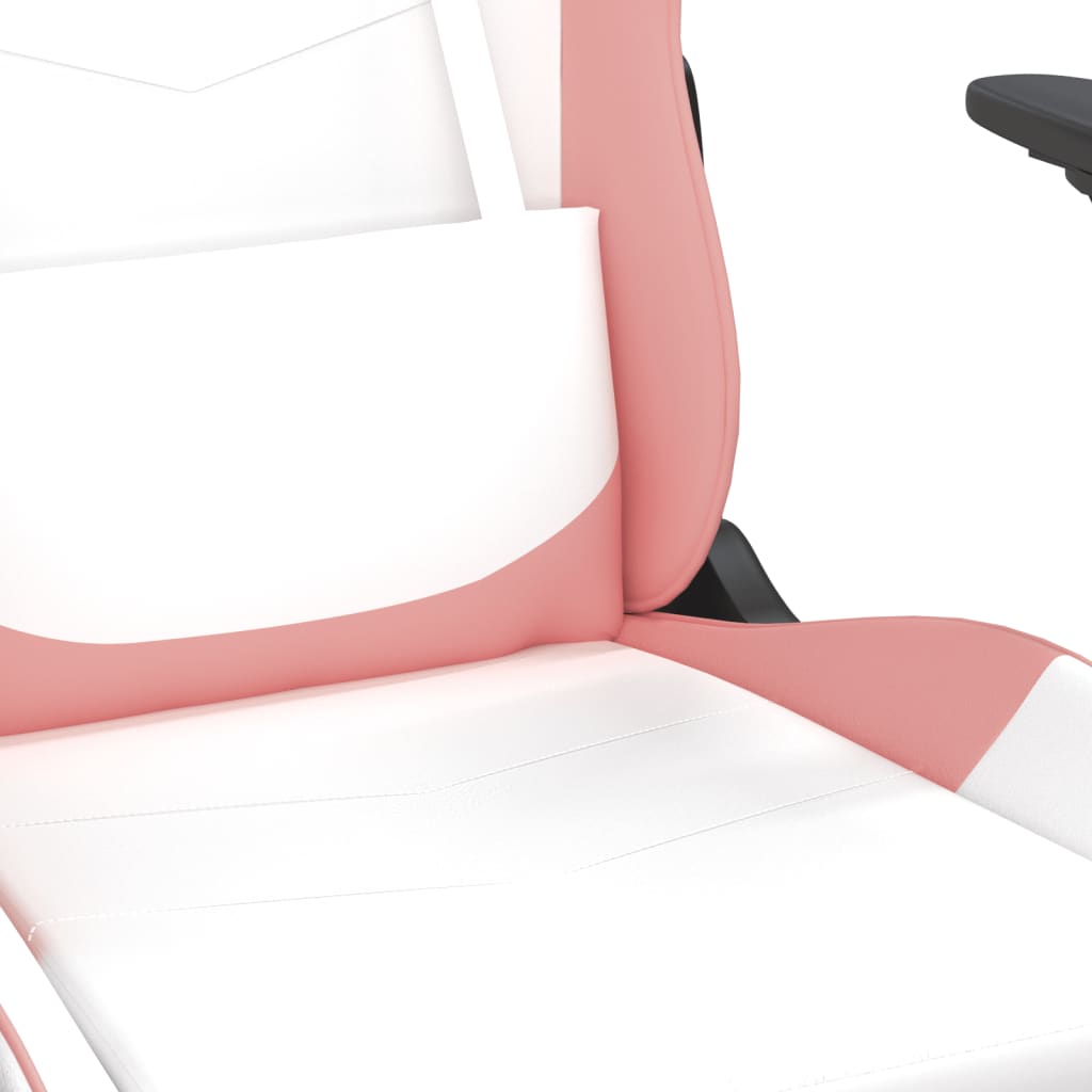 Chaise de jeu de massage Blanc et rose Similicuir - XIOS