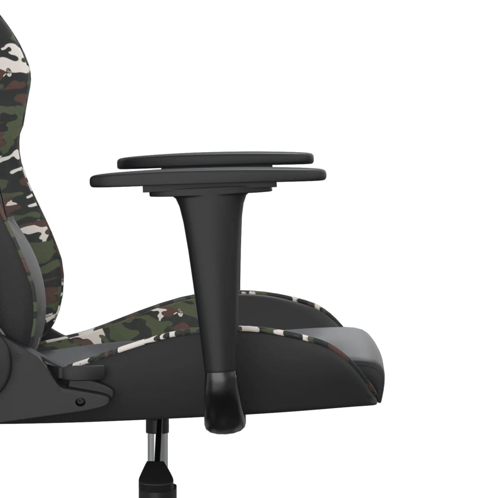 Chaise de jeu de massage Noir et camouflage Similicuir - XIOS