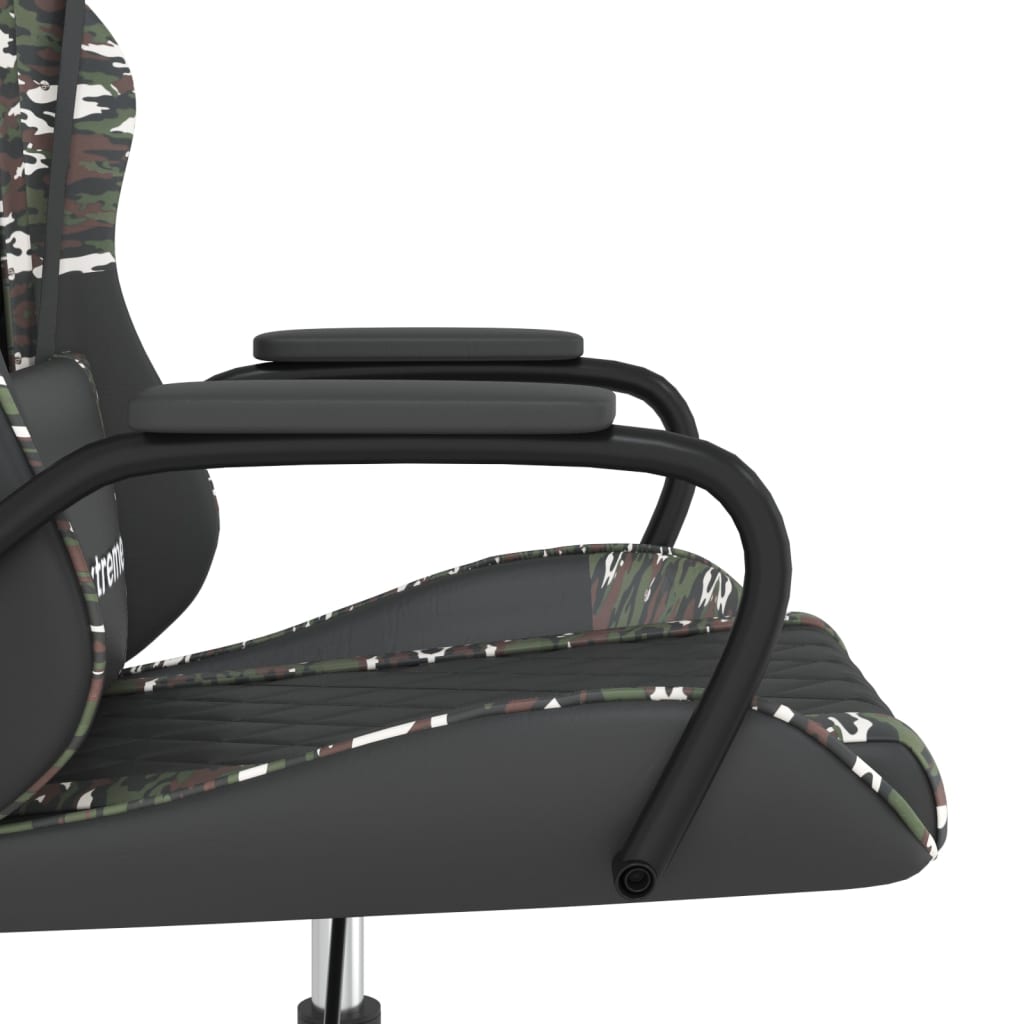 Chaise de jeu de massage Noir et camouflage Similicuir - XIOS