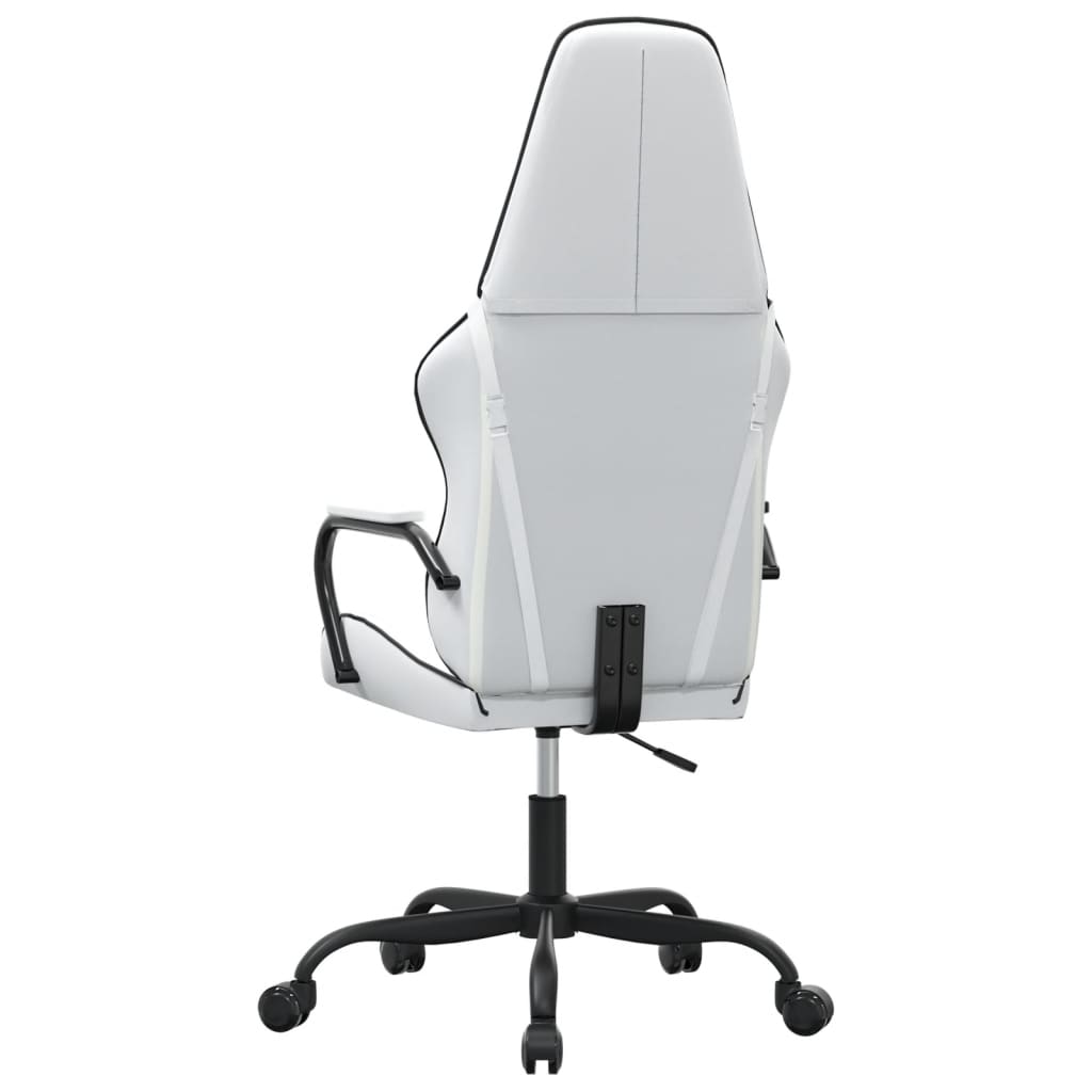 Chaise de jeu de massage Noir et blanc Similicuir - XIOS