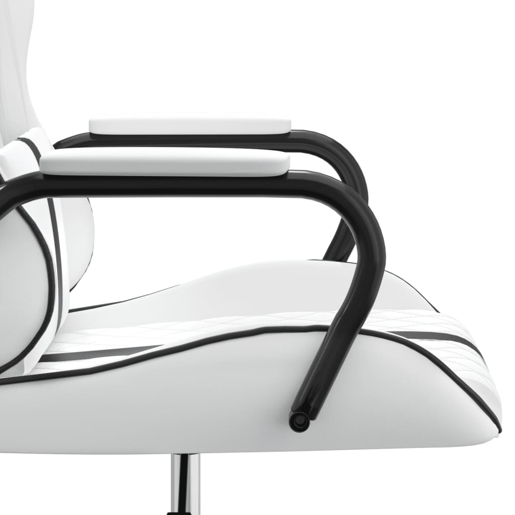 Chaise de jeu de massage Noir et blanc Similicuir - XIOS