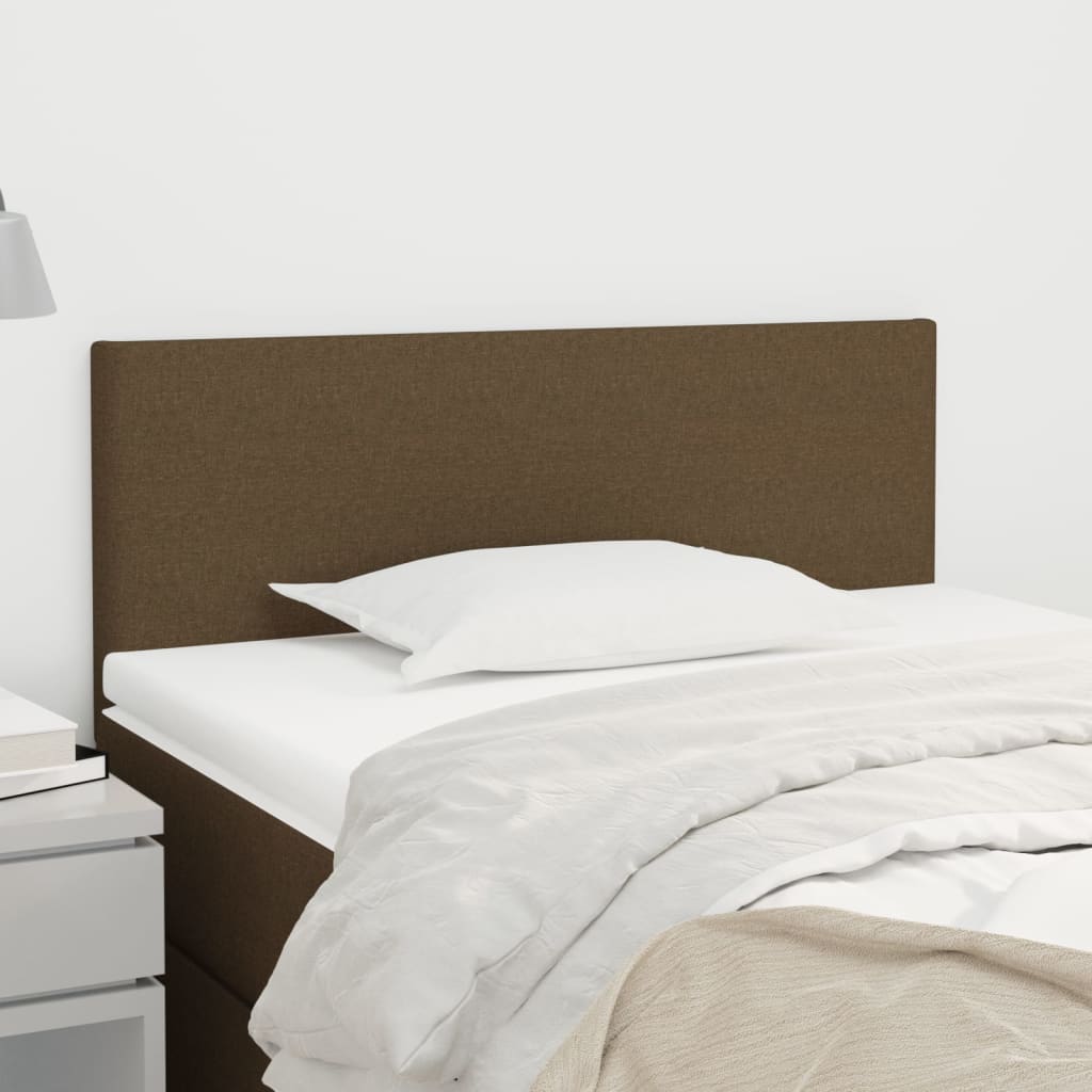 Tête de lit Marron Foncé 80x5x78/88 cm Tissu - XIOS