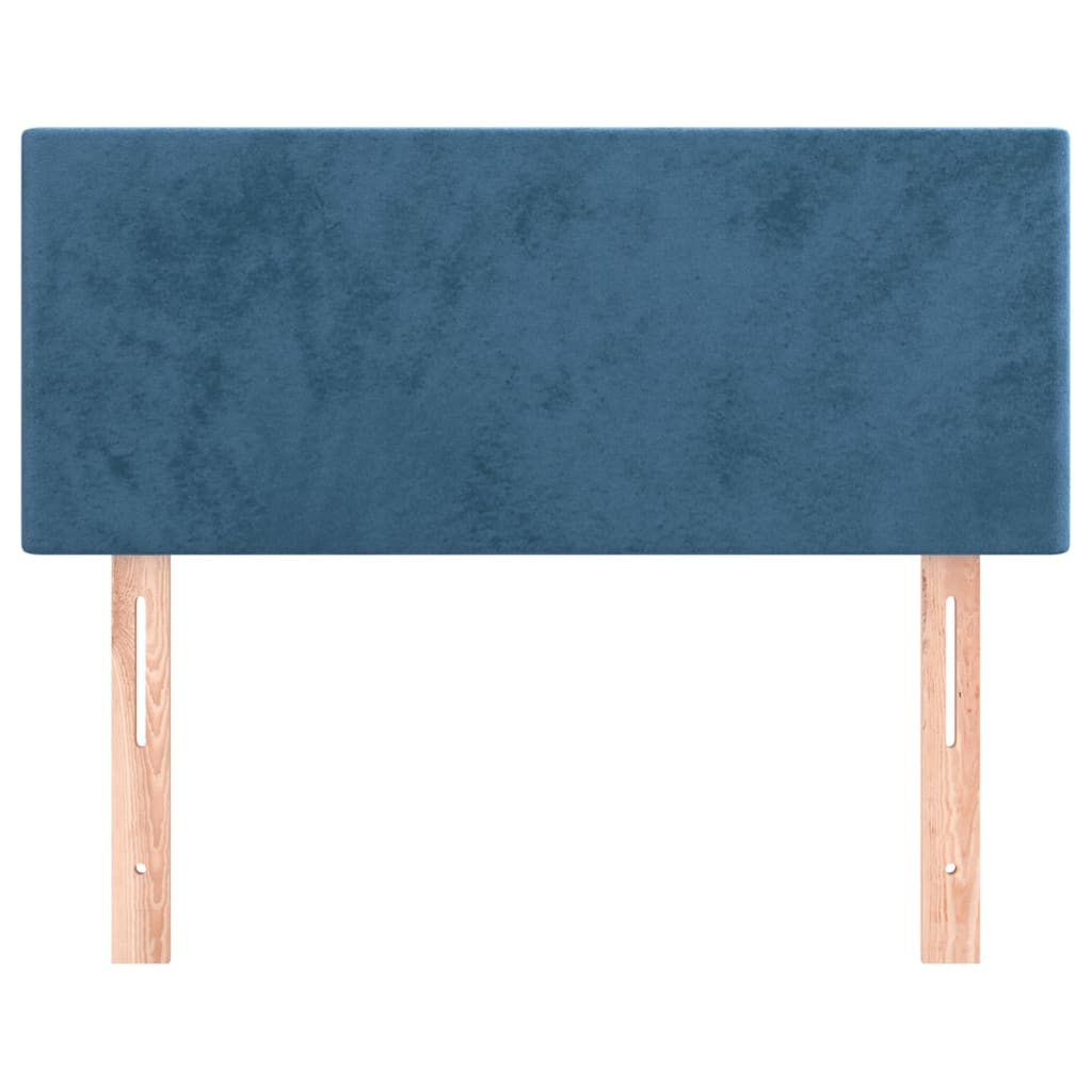 Tête de lit Bleu foncé 80x5x78/88 cm Velours - XIOS
