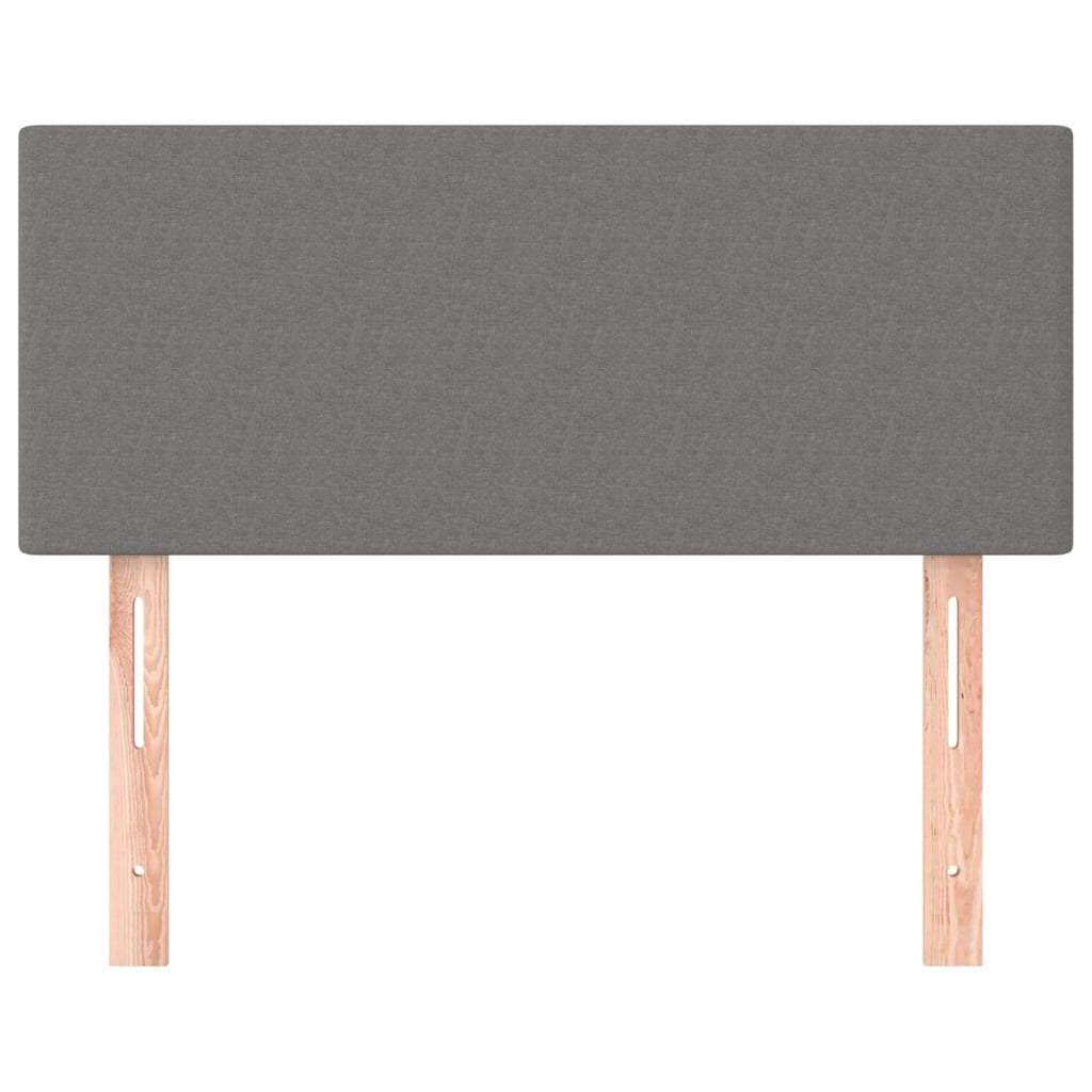 Tête de lit Gris foncé 90x5x78/88 cm Tissu - XIOS