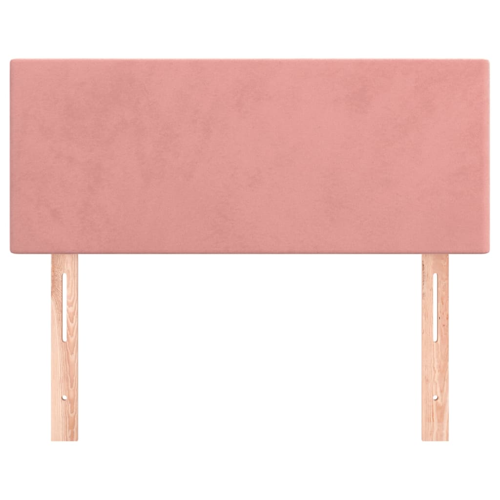 Tête de lit Rose 100x5x78/88 cm Velours - XIOS