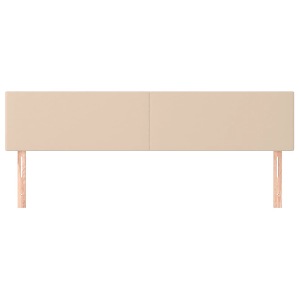 Têtes de lit 2 pcs Cappuccino 100x5x78/88 cm Similicuir - XIOS