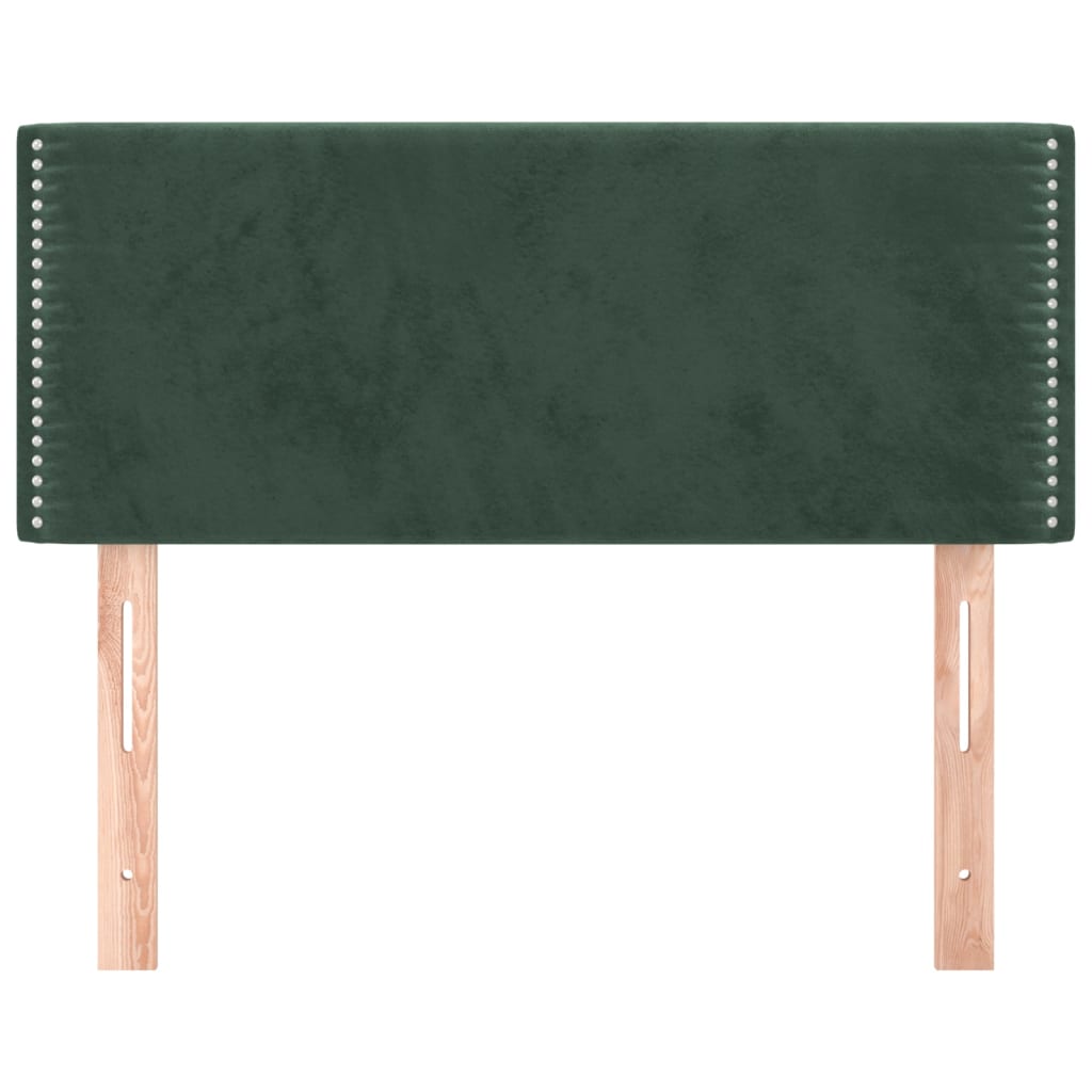 Tête de lit Vert foncé 80x5x78/88 cm Velours - XIOS