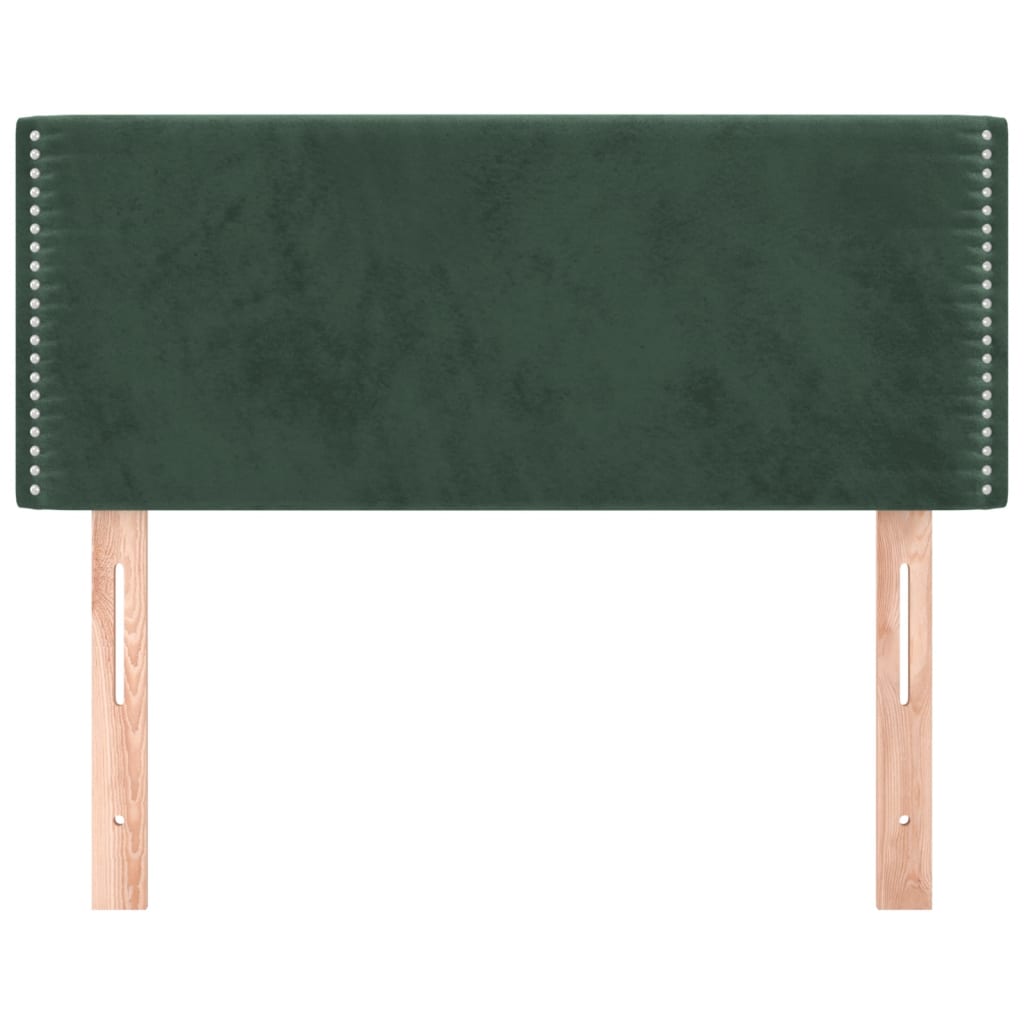 Tête de lit Vert foncé 90x5x78/88 cm Velours - XIOS