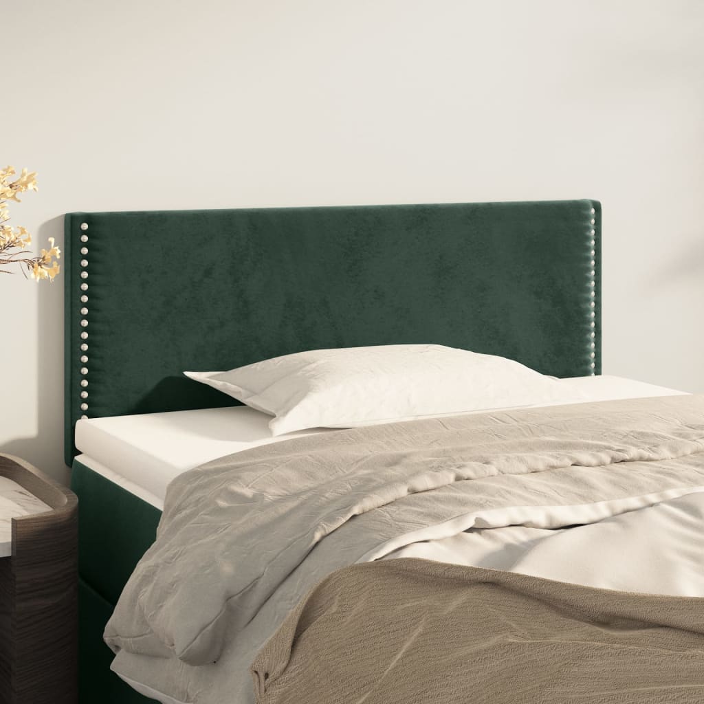 Tête de lit Vert foncé 90x5x78/88 cm Velours - XIOS