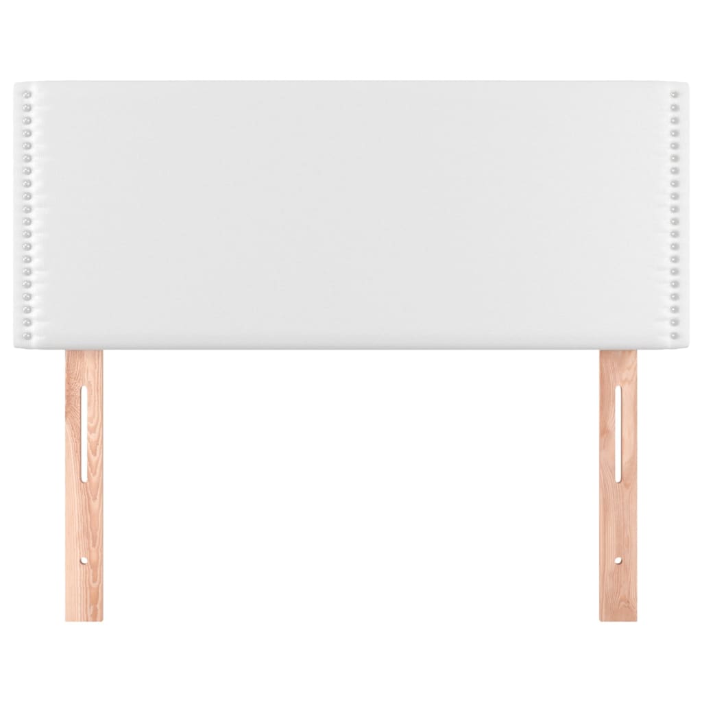 Tête de lit Blanc 100x5x78/88 cm Similicuir - XIOS