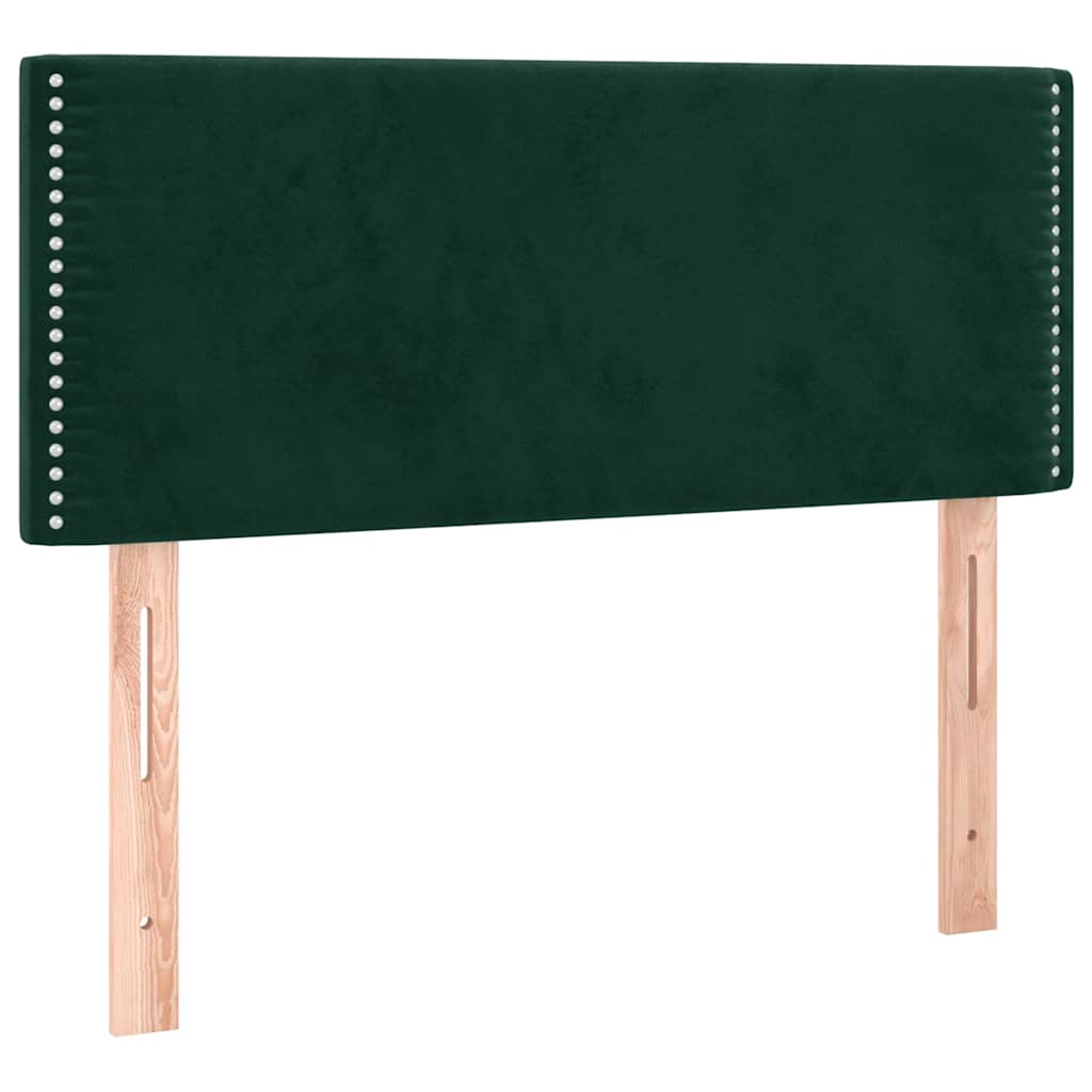 Tête de lit Vert foncé 100x5x78/88 cm Velours - XIOS