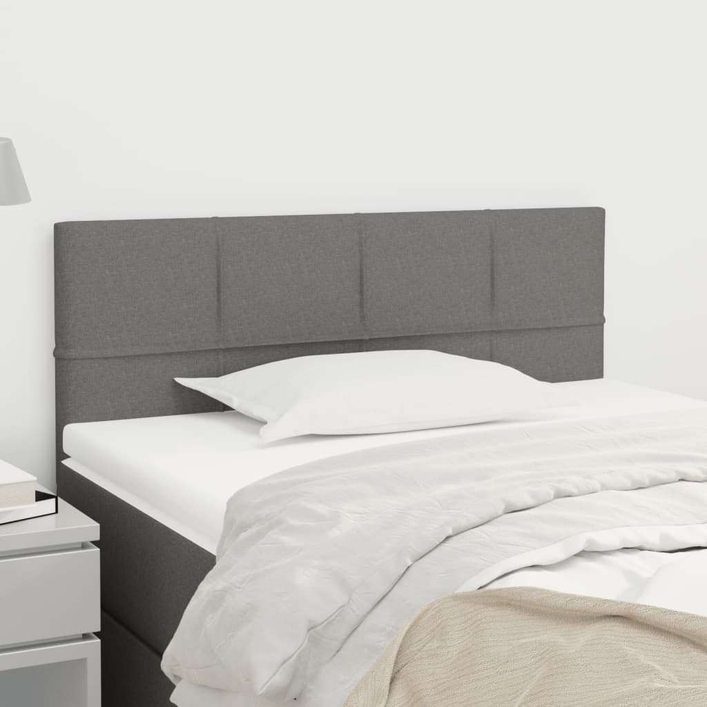 Tête de lit Gris foncé 80x5x78/88 cm Tissu - XIOS