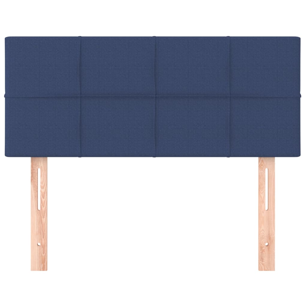 Tête de lit Bleu 100x5x78/88 cm Tissu - XIOS
