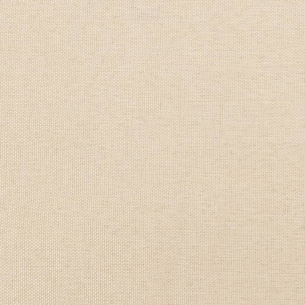 Têtes de lit 2 pcs Crème 80x5x78/88 cm Tissu Têtes et pieds de lit vidaXL