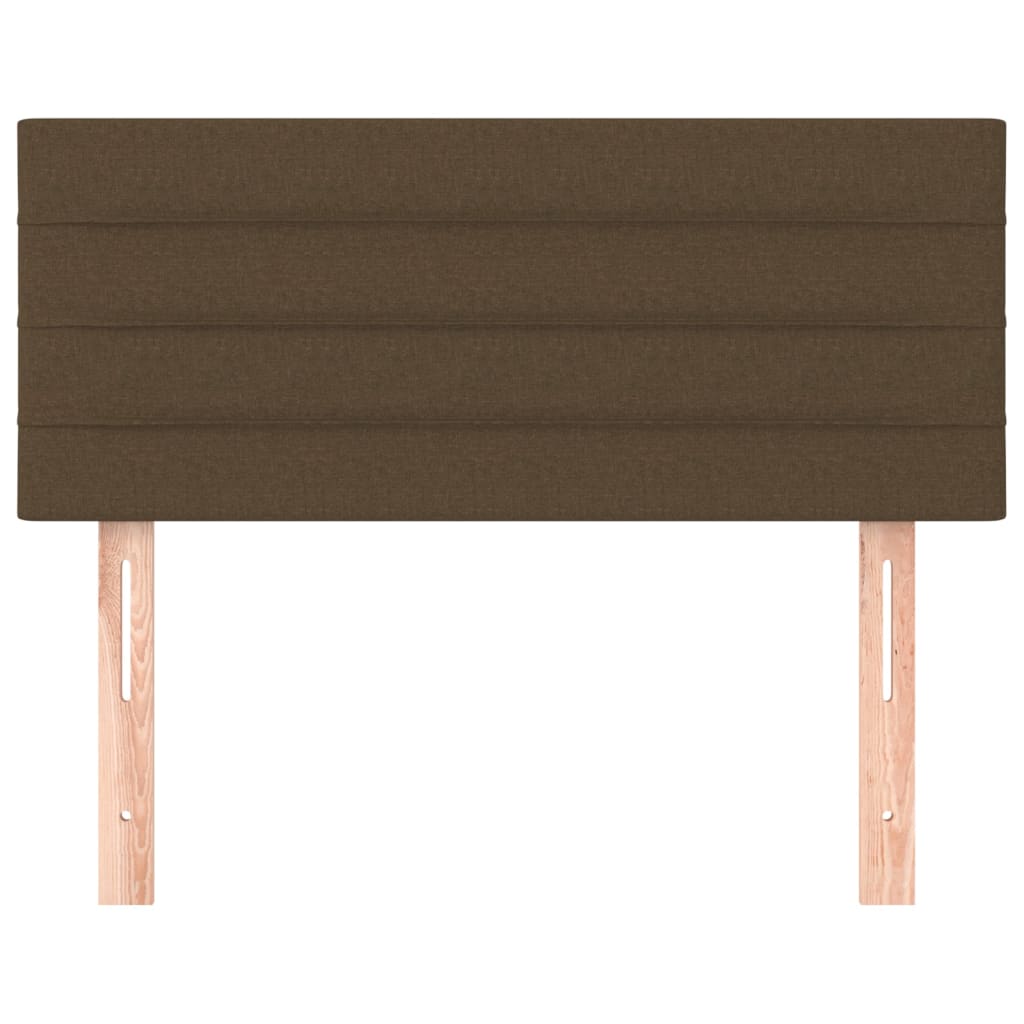 Tête de lit Marron Foncé 80x5x78/88 cm Tissu - XIOS