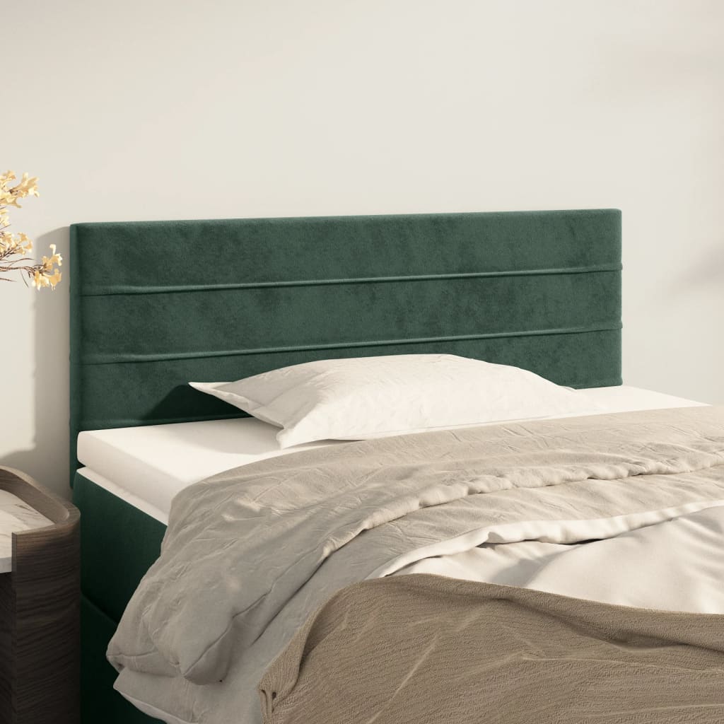 Tête de lit Vert foncé 80x5x78/88 cm Velours - XIOS