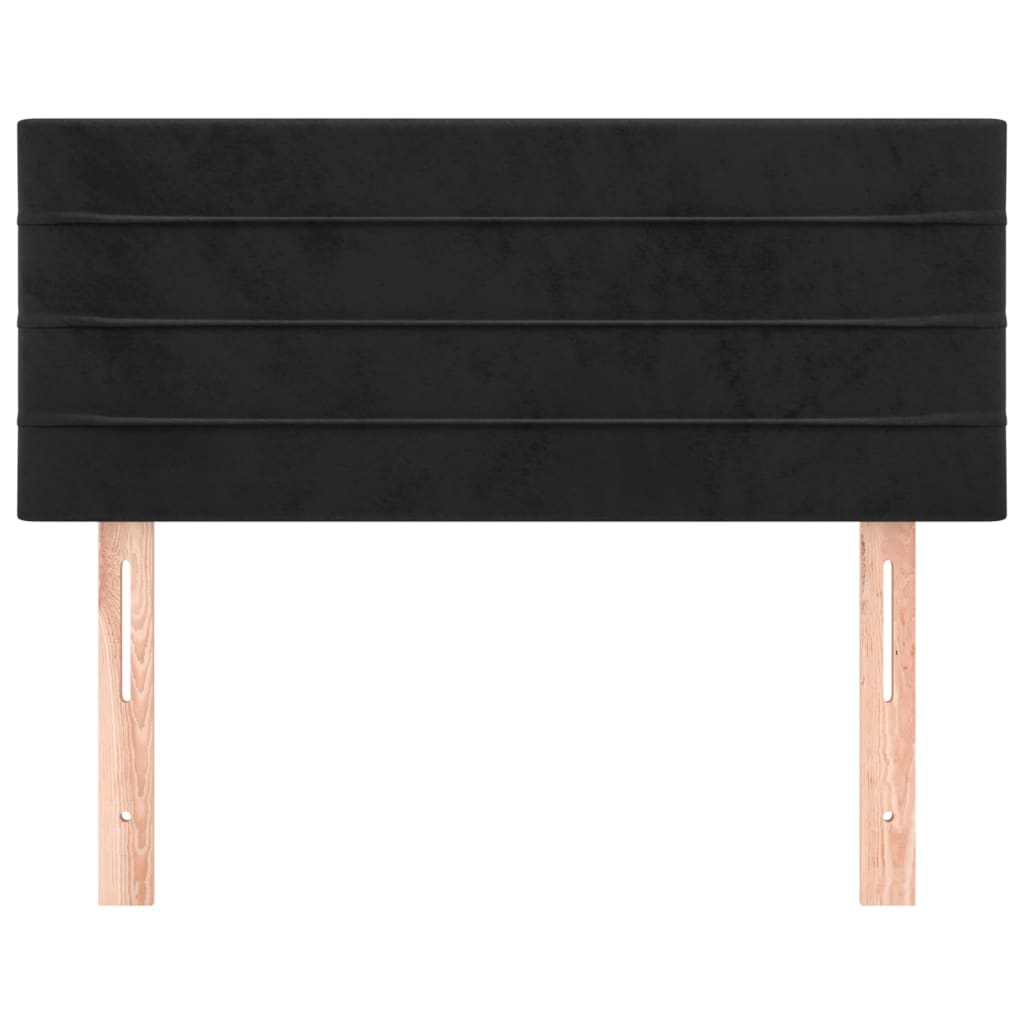 Tête de lit Noir 90x5x78/88 cm Velours - XIOS
