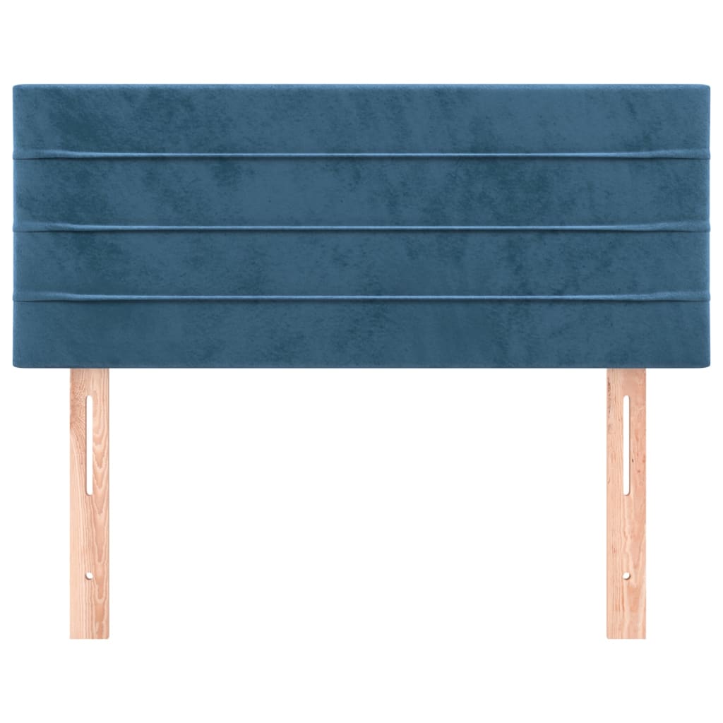 Tête de lit Bleu foncé 90x5x78/88 cm Velours - XIOS