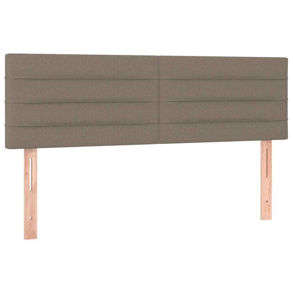 Têtes de lit 2 pcs Taupe 72x5x78/88 cm Tissu - XIOS