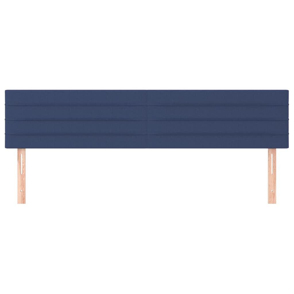 Têtes de lit Bleu 180x5x78/88 cm Tissu - XIOS