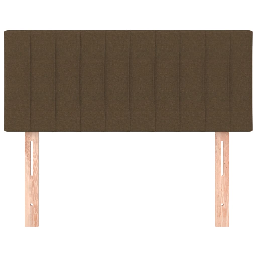 Tête de lit Marron Foncé 80x5x78/88 cm Tissu - XIOS