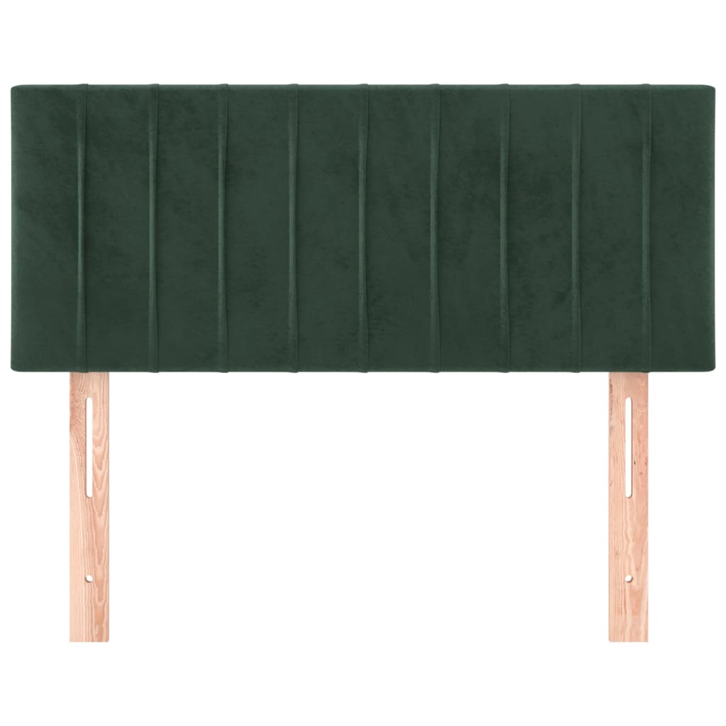 Tête de lit Vert foncé 90x5x78/88 cm Velours - XIOS