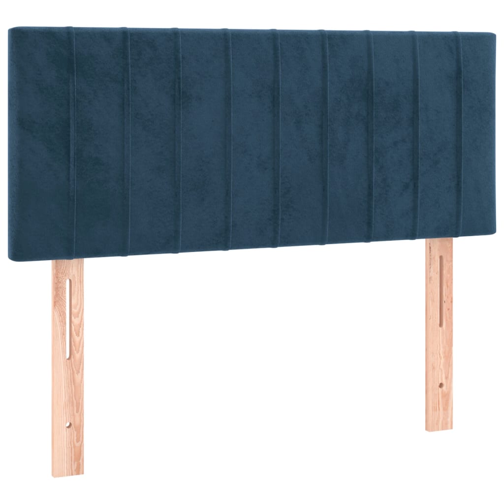 Tête de lit Bleu foncé 90x5x78/88 cm Velours - XIOS