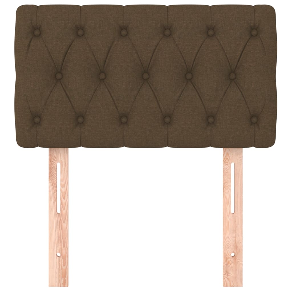 Tête de lit Marron Foncé 80x7x78/88 cm Tissu - XIOS