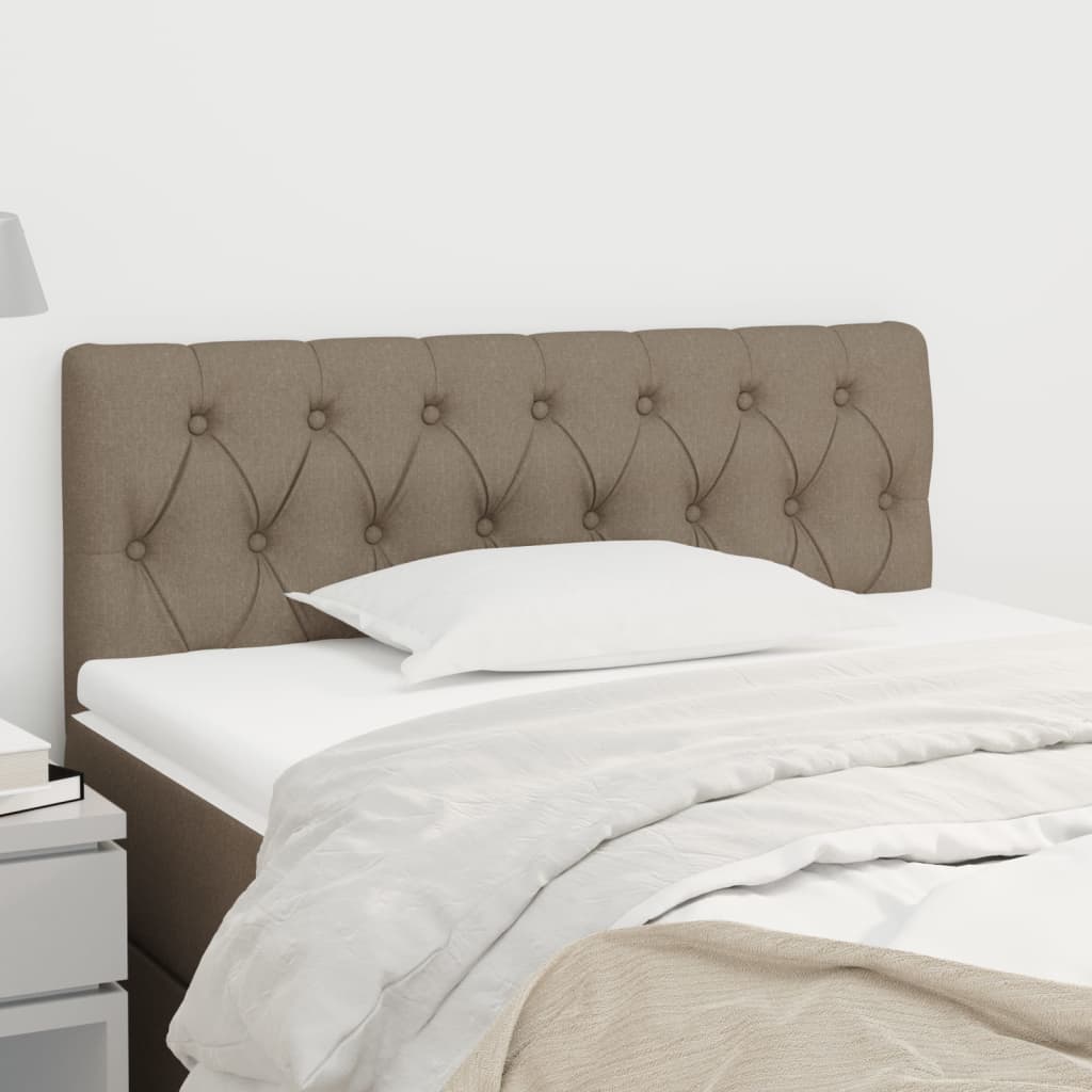 Tête de lit Taupe 90x7x78/88 cm Tissu - XIOS