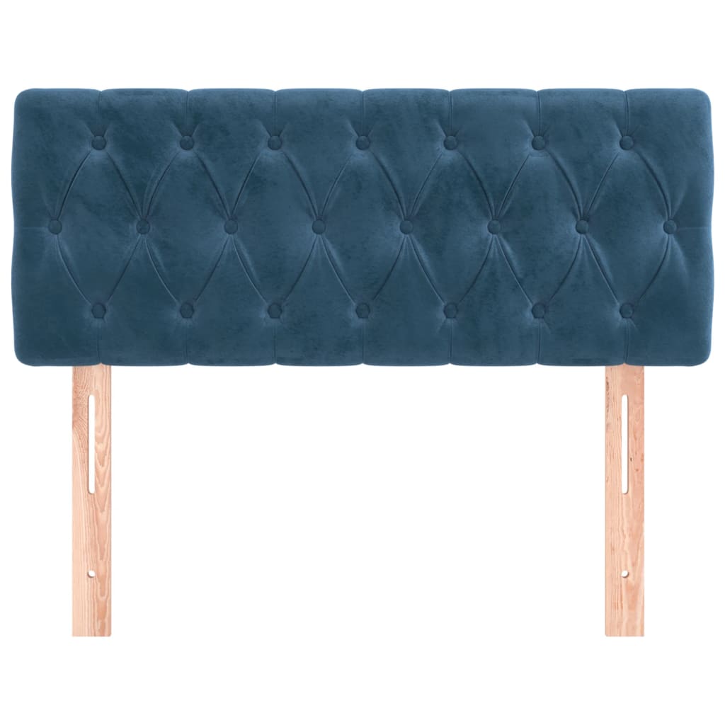Tête de lit Bleu foncé 90x7x78/88 cm Velours - XIOS