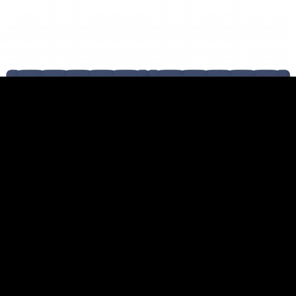 Têtes de lit 2 pcs Bleu 80x7x78/88 cm Tissu - XIOS