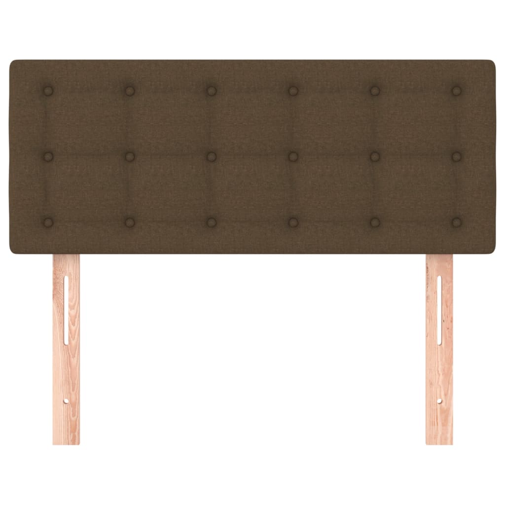 Tête de lit Marron Foncé 90x5x78/88 cm Tissu - XIOS