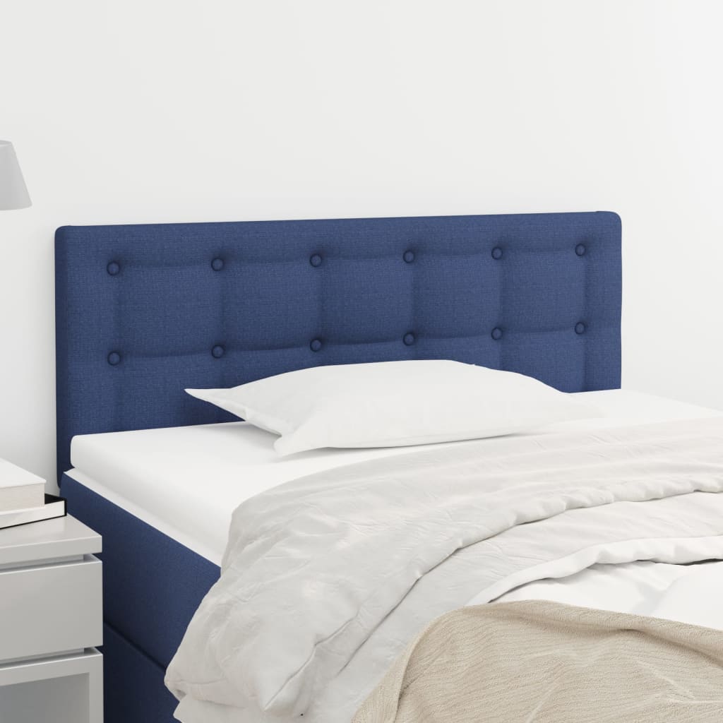 Tête de lit Bleu 90x5x78/88 cm Tissu Têtes et pieds de lit vidaXL   