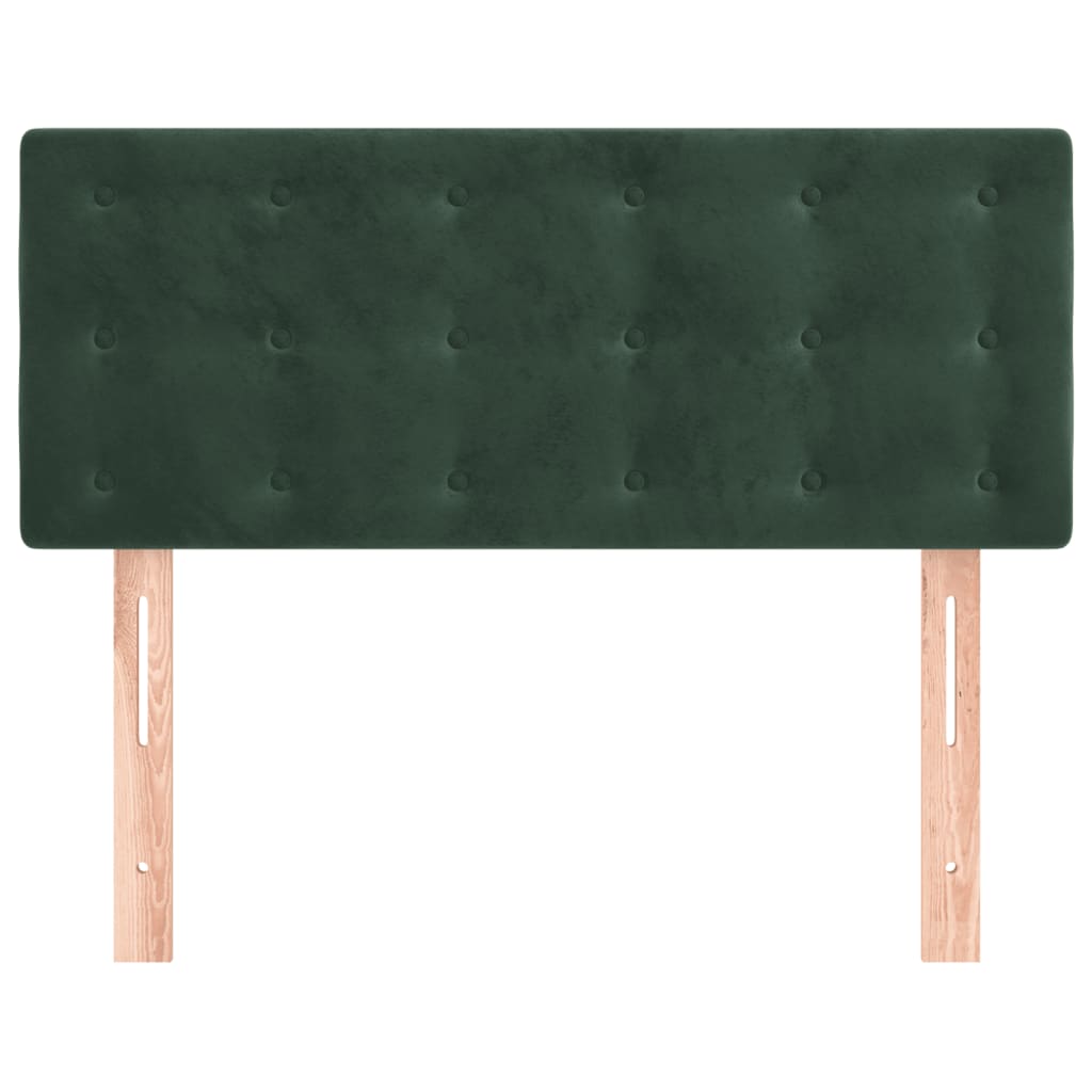 Tête de lit Vert foncé 90x5x78/88 cm Velours - XIOS