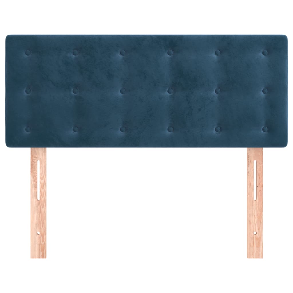 Tête de lit Bleu foncé 90x5x78/88 cm Velours Têtes et pieds de lit vidaXL