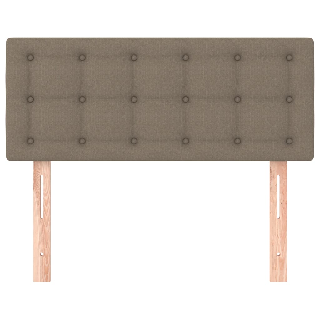 Tête de lit Taupe 100x5x78/88 cm Tissu - XIOS