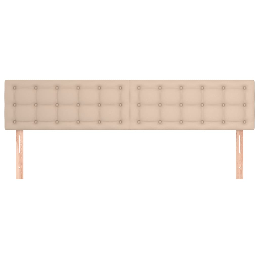 Têtes de lit 2 pcs Cappuccino 100x5x78/88 cm Similicuir - XIOS