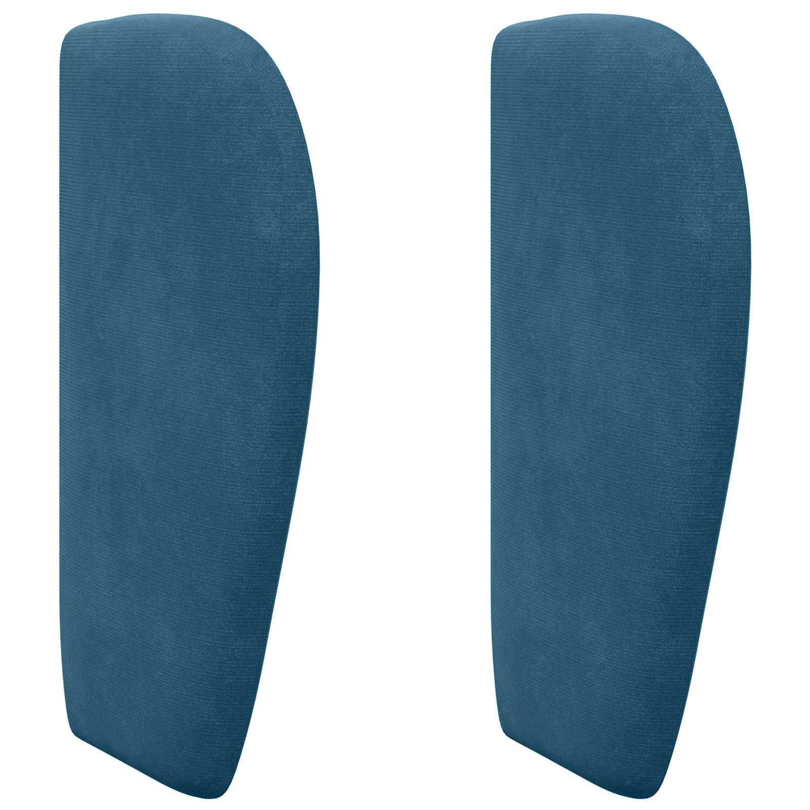 Oreille de tête de lit Bleu 40 x 23 x 6 cm Velours - XIOS