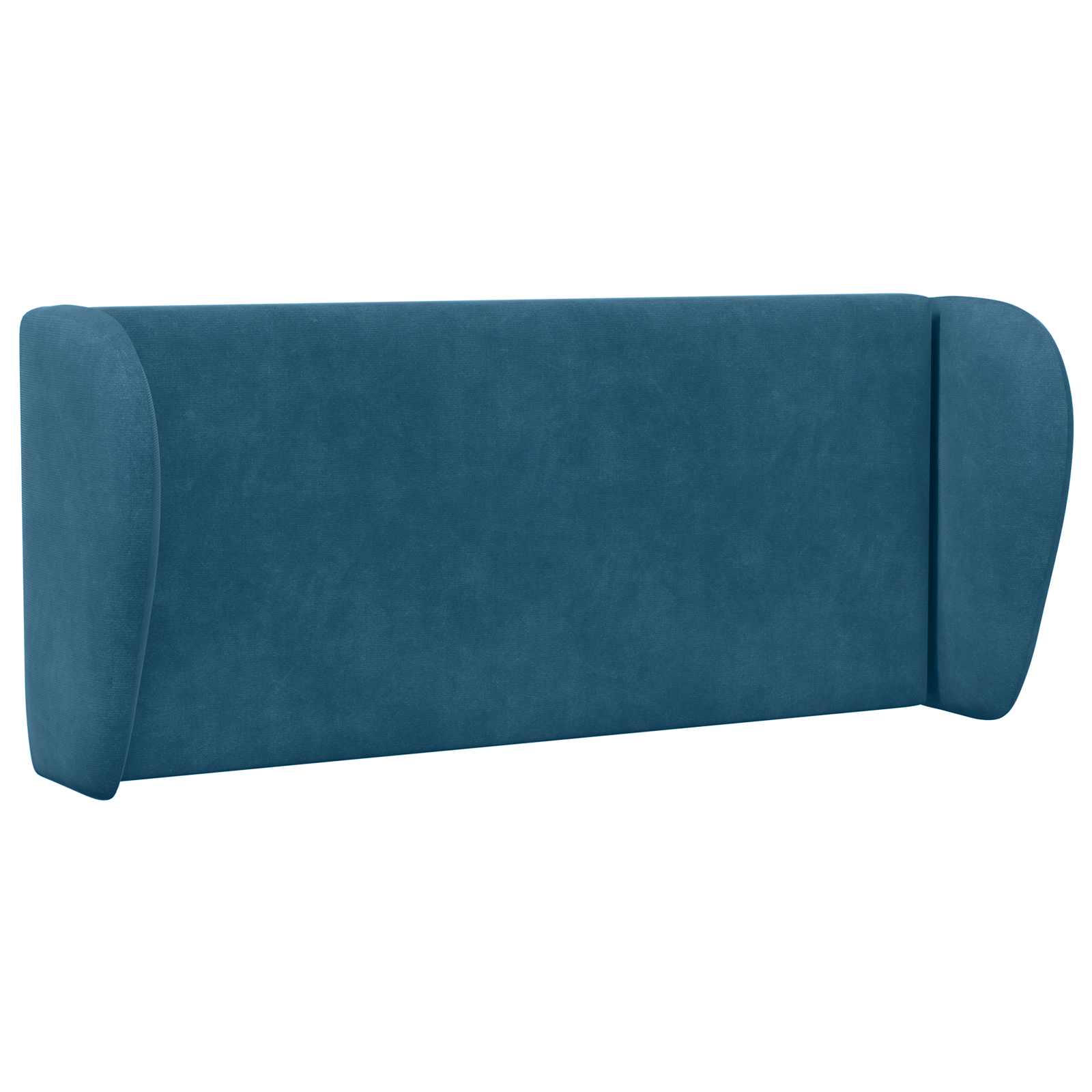 Oreille de tête de lit Bleu 40 x 23 x 6 cm Velours - XIOS