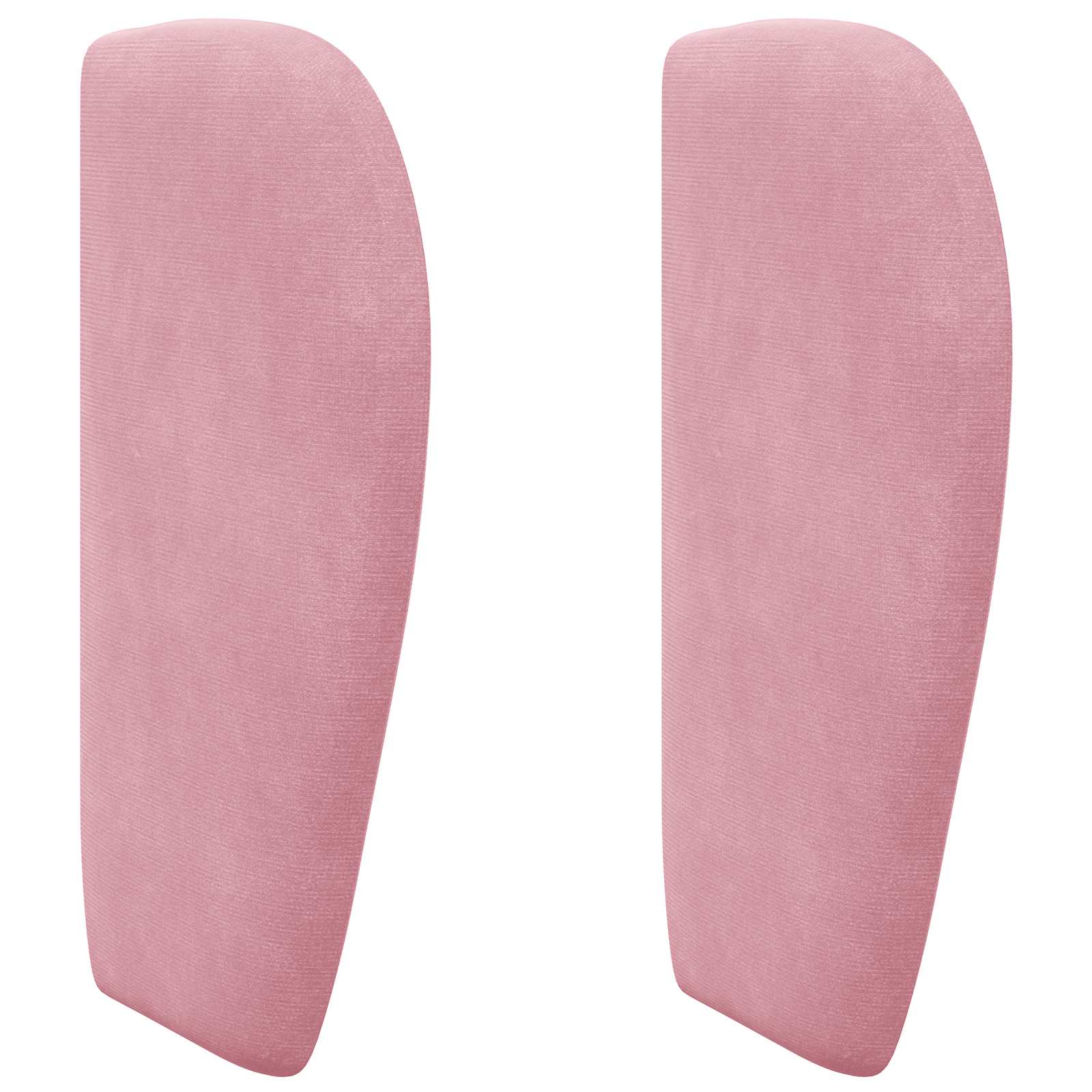 Oreille de tête de lit Rose 40 x 23 x 6 cm Velours - XIOS