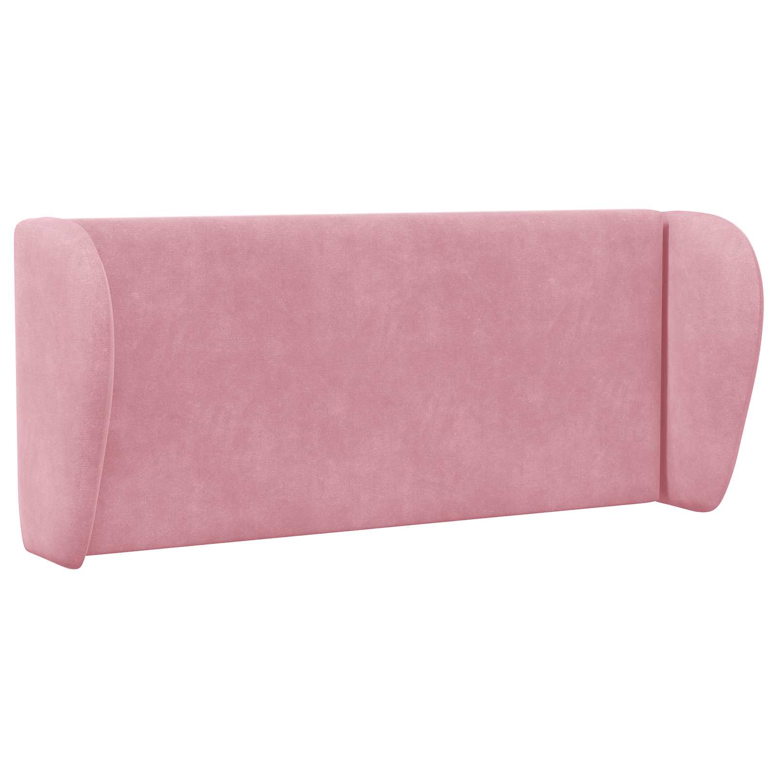 Oreille de tête de lit Rose 40 x 23 x 6 cm Velours - XIOS