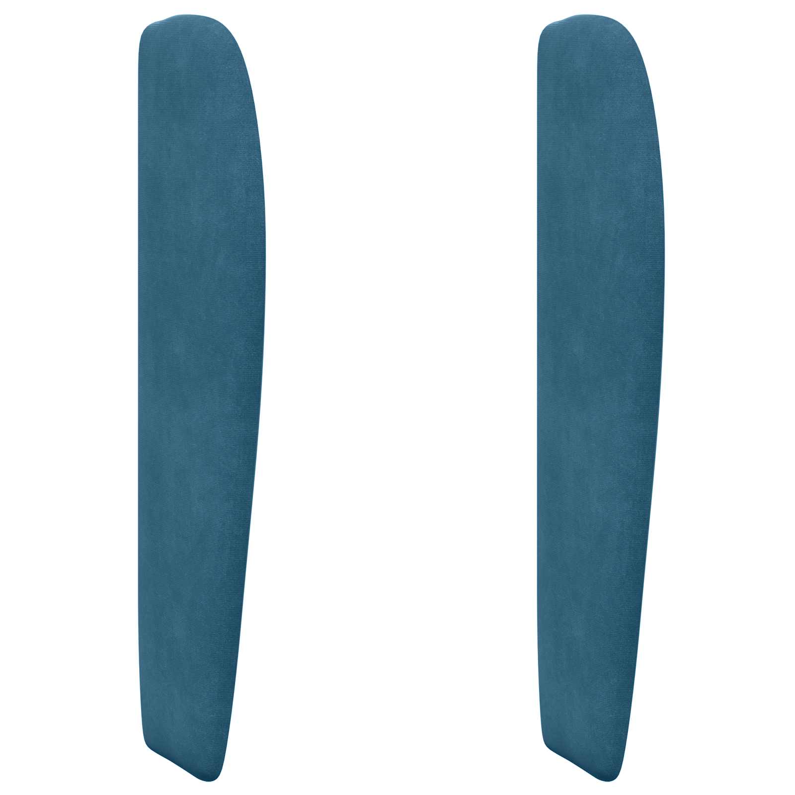 Oreille de tête de lit Bleu 80 x 23 x 6 cm Velours
