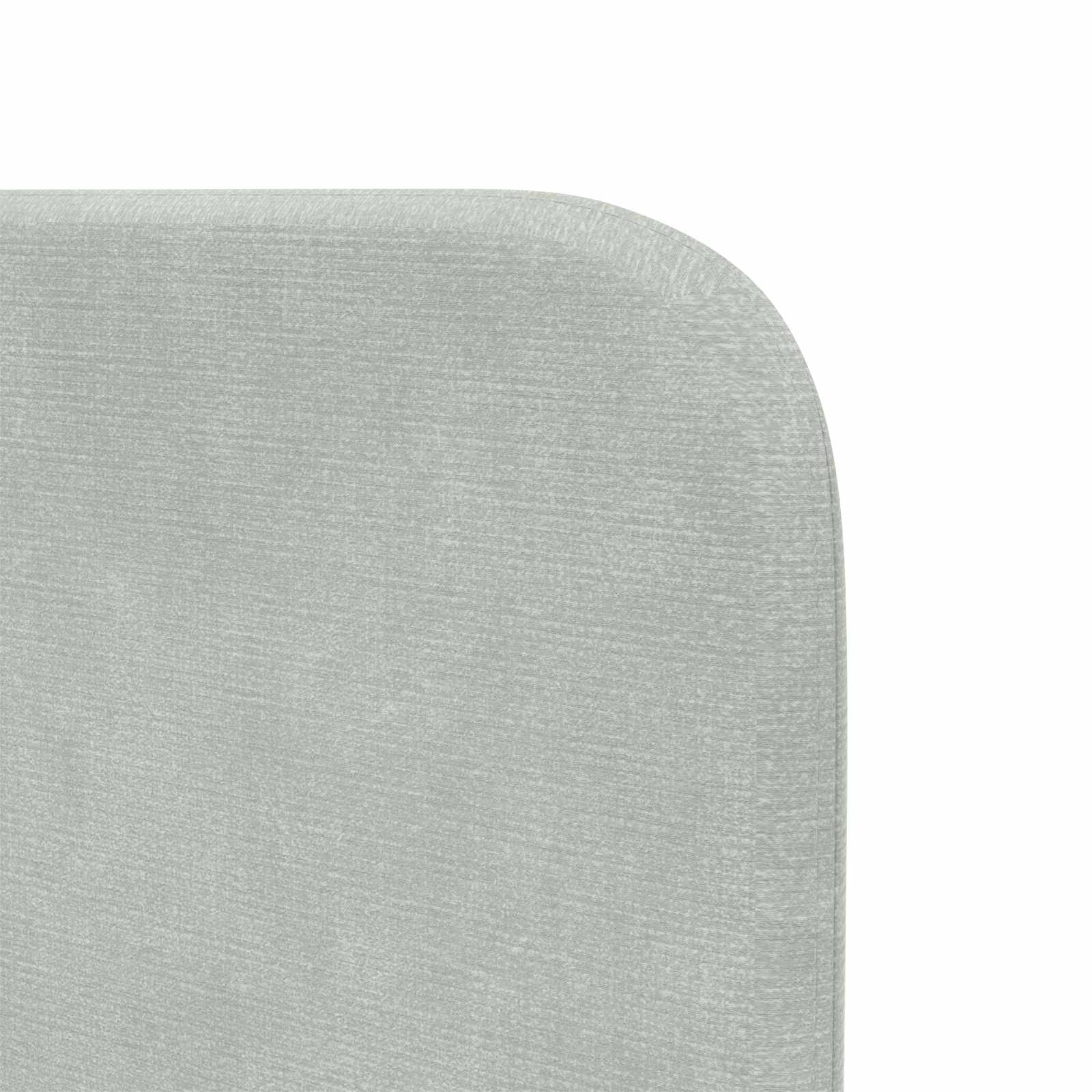 Oreille de tête de lit Gris clair 80 x 16 x 4 cm Velours - XIOS