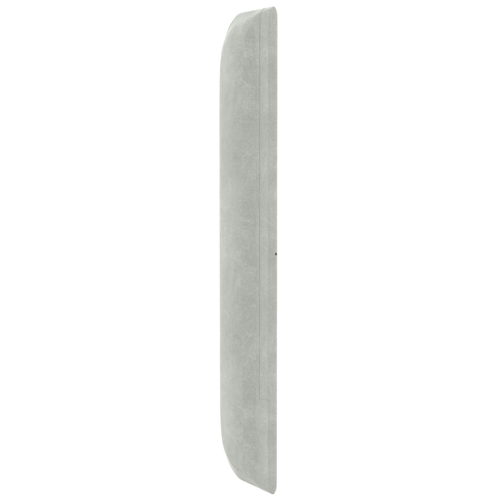 Oreille de tête de lit Gris clair 80 x 16 x 4 cm Velours - XIOS